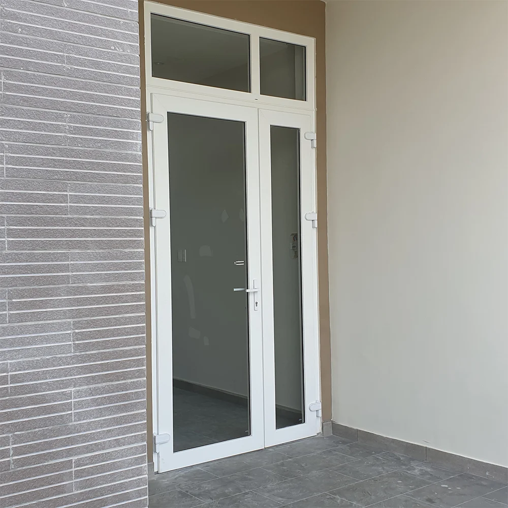 Cửa đi nhựa lõi thép 2 cánh